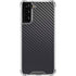 Black Carbon Fiber Specialty Texture Material Galaxy S21 FE Clear Case